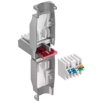 Microconnect KON522TL vielos jungtis RJ45 sidabrinė
