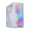 PC korpusas Lian Li Lancool-215 Midi Tower baltas