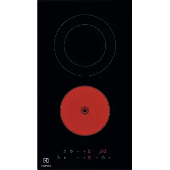 Electrolux Serie 300 LHR3233CK Juoda įmontuojama 29 cm keraminė kaitlentė 2 zonos (-ų)