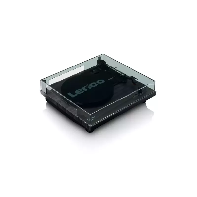 Belt-drive audio turntable Lenco LS-10 Juoda Semi Automatic