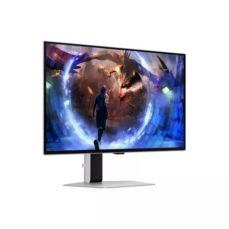27 colių OLED monitorius Samsung G60SD LS27DG602SUXEN — 2560x1440 QHD, 0,03 ms, 178° žiūrėjimo kampas, USB 3.2 šakotuvas, VESA, sidabrinis