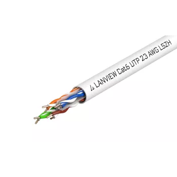 Lanview LVN122112 tinklo kabelis Baltas 305 m Cat6 U/UTP (UTP)