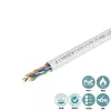 Tinklo kabelis Lanview LVN122114 305m Cat6 U/UTP 10000 Mbit/s Baltas