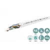 Cat6 F-UTP tinklo kabelis 4x2xAWG23 LSZH baltas 305m,