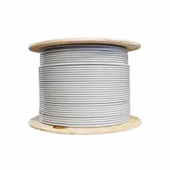 Cat6 F-UTP tinklo kabelis 4x2xAWG23 LSZH baltas 500 m