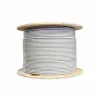 Cat6a U-FTP dvigubas tinklo kabelis 4x2xAWG23 LSZH baltas
