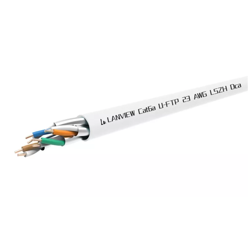 Lanview LVN122432 tinklo kabelis baltas 305 m Cat6a U/FTP (STP)
