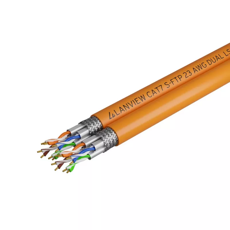 Lanview LVN122510 tinklo kabelis oranžinis 500 m Cat7 S/FTP (S-STP)