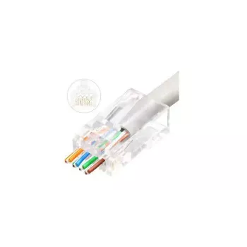 Lanview LVN125305 laidų jungtis RJ45 permatoma