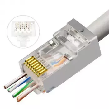 Lanview LVN125310 laidų jungtis RJ45 Skaidri
