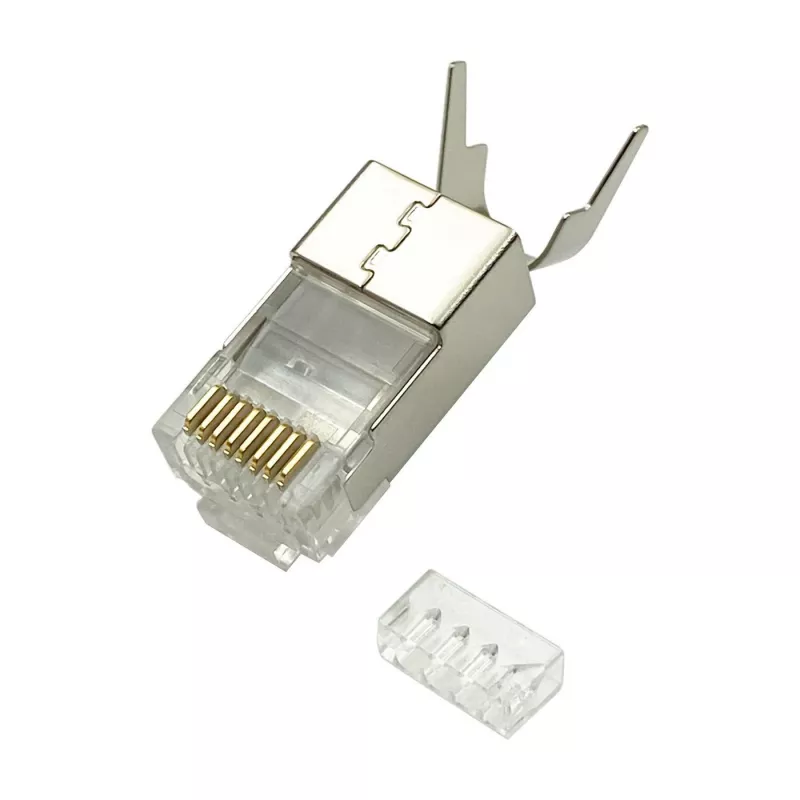 Lanview LVN125415 vielinis RJ45 jungtis, metalinė