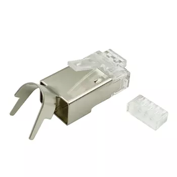 Lanview LVN125415 vielinis RJ45 jungtis, metalinė