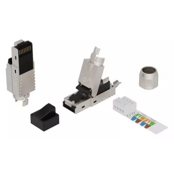 Lanview LVN125417 vielos jungtis RJ45 Cinkas