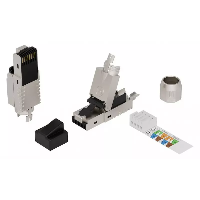 Lanview LVN125417 vielos jungtis RJ45 Cinkas