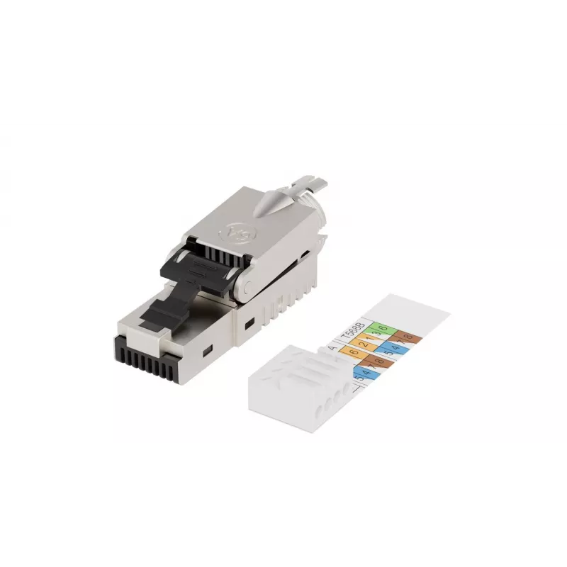 Lanview LVN125417 vielos jungtis RJ45 Cinkas