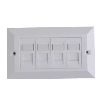 Lanview LVN126188UK-4 lizdų dėžutė RJ-45 Balta