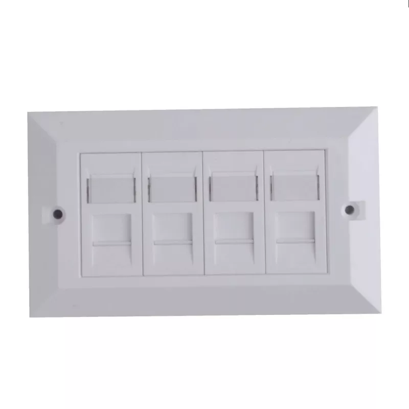 Lanview LVN126188UK-4 lizdų dėžutė RJ-45 Balta