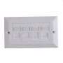 Lanview LVN126188UK-4 lizdų dėžutė RJ-45 Balta