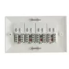Lanview LVN126188UK-4 lizdų dėžutė RJ-45 Balta