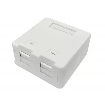 Lanview LVN127767 maitinimo lizdas 2 x RJ-45 Baltas