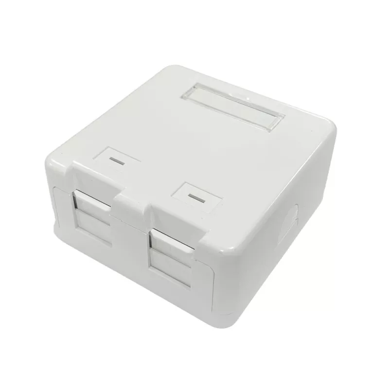 Lanview LVN127767 maitinimo lizdas 2 x RJ-45 Baltas