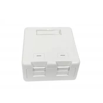 Lanview LVN127767 maitinimo lizdas 2 x RJ-45 Baltas