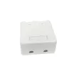 Lanview LVN127767 maitinimo lizdas 2 x RJ-45 Baltas