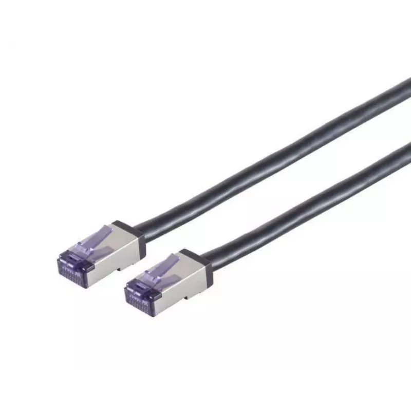 Tinklo kabelis Lanview LVN-CAT6A-FLEX-7.5M S/FTP Cat6a 7,5 m juodas