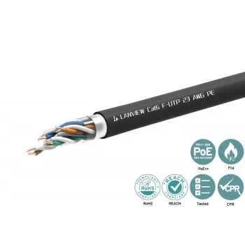 Lanview LVN-CAT6PE-FUTP-305M tinklo kabelis Cat6 F/UTP (FTP)