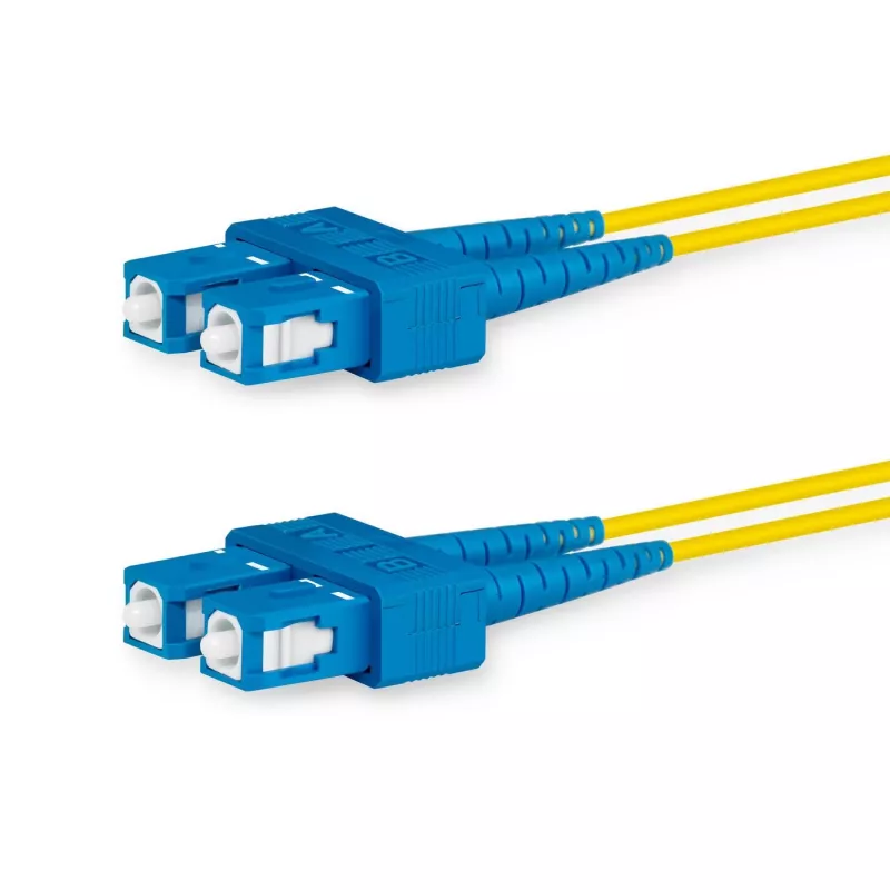 Lanview LVO231379 InfiniBand/šviesolaidinis kabelis 5 m 2x SC geltonas