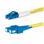 Lanview LVO231491 InfiniBand / šviesolaidinis kabelis 1 m 2x LC 2x SC Geltonas