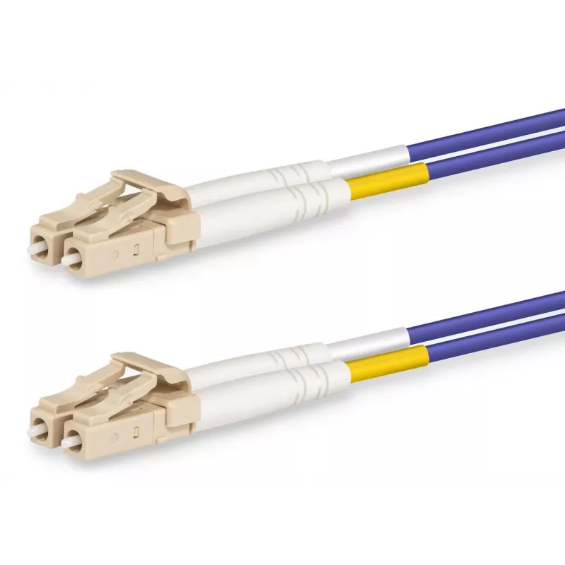 Lanview LVO231810 InfiniBand / šviesolaidinis kabelis 1 m 2x LC Violetinė