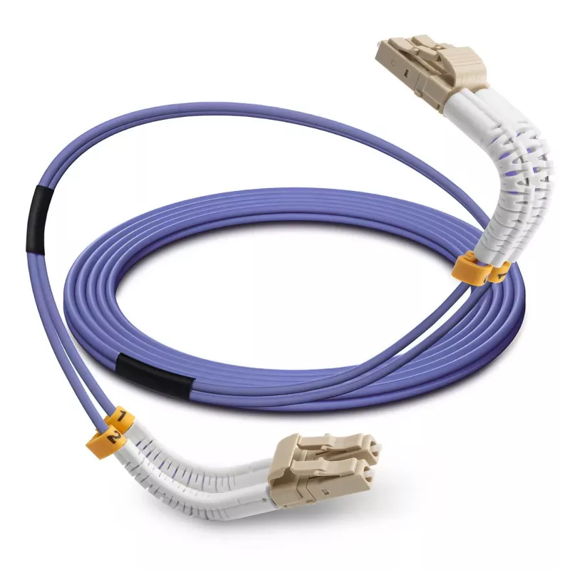 Lanview LVO231811-FLEX InfiniBand/šviesolaidžio kabelis 2 m LC LC/LC violetinis