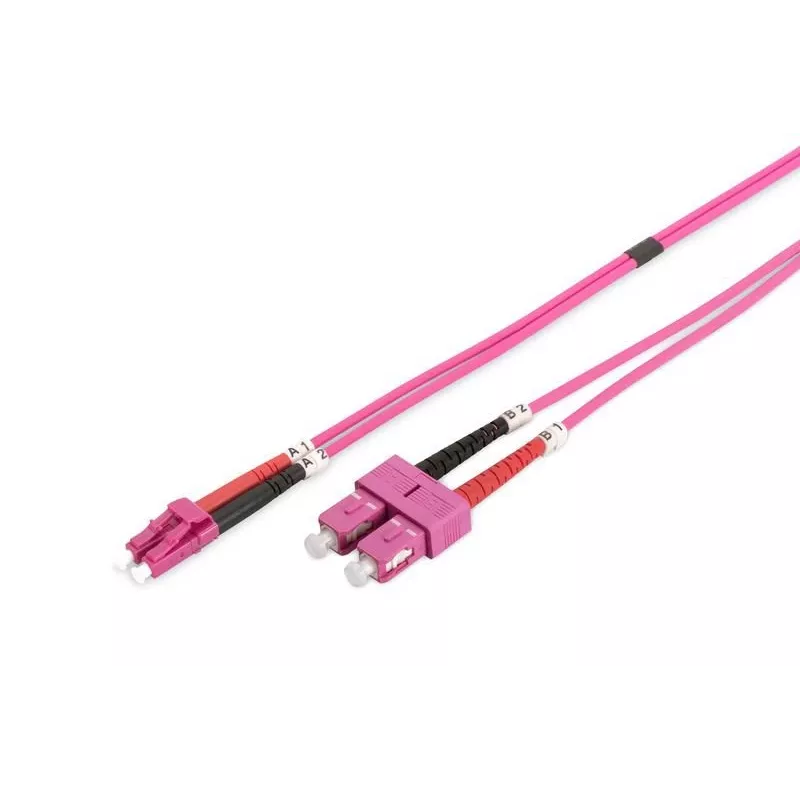 Lanview LVO231814 InfiniBand / šviesolaidinis kabelis 2 m 2x SC 2x LC Violetinė