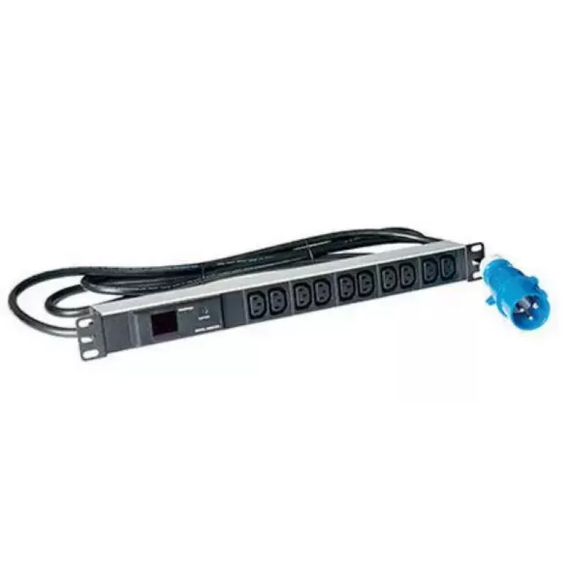 Lanview LVR261877 maitinimo paskirstymo įrenginys (PDU) 10 AC lizdų 1U juoda