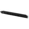 Lanview 19 colių stovo maitinimo juosta 1U 10A, 5x Schuko (LVR-3MSCH-LIC-SCH5)