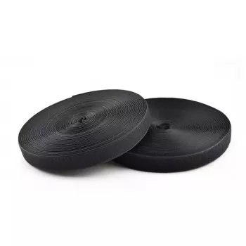 Lanview LVT125467 kabelio raištis, kabliuko ir kilpos tipas, juodas, 1 vnt.