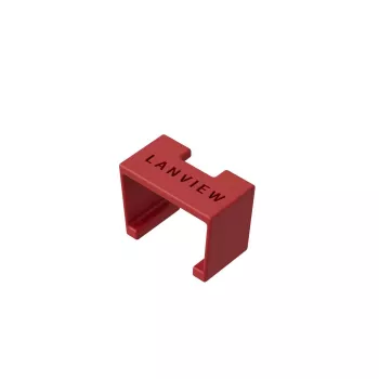 Spalvų kodavimo klipas Lanview LVT-SC-R raudonas plastikinis 10 mm 20 vnt.