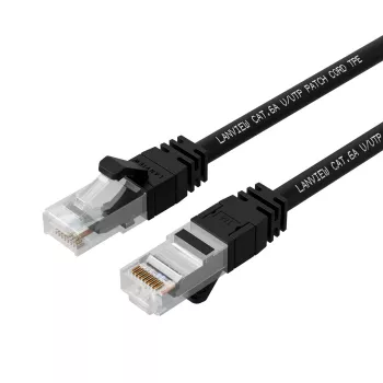 Lanview LV-UTP6A075B tinklo kabelis juodas 7,5 m S/FTP (S-STP)