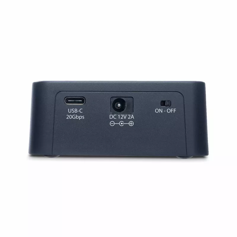 StarTech.com 1:1 M.2 NVMe diskų kopijavimo įrenginys, atskiras M.2 SSD klonavimo/kopijavimo įrenginys iki 90 GB/min., USB 3.2 20 Gbps M.2 dviejų lizdų diskų dokas, pridedami USB-C/A laidai