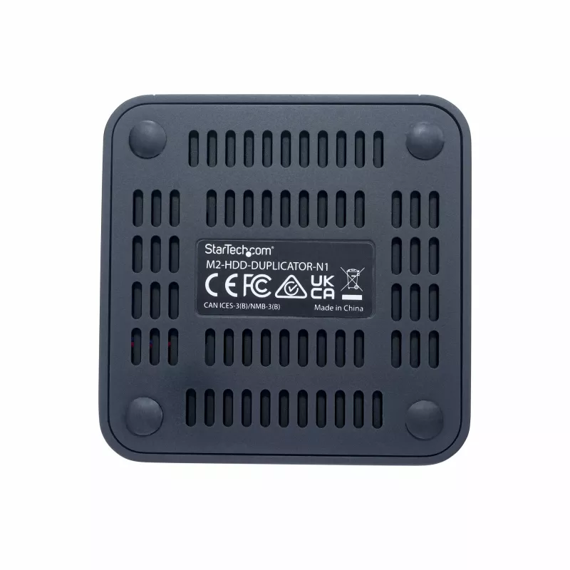 StarTech.com 1:1 M.2 NVMe diskų kopijavimo įrenginys, atskiras M.2 SSD klonavimo/kopijavimo įrenginys iki 90 GB/min., USB 3.2 20 Gbps M.2 dviejų lizdų diskų dokas, pridedami USB-C/A laidai