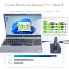 StarTech.com 1:1 M.2 NVMe diskų kopijavimo įrenginys, atskiras M.2 SSD klonavimo/kopijavimo įrenginys iki 90 GB/min., USB 3.2 20 Gbps M.2 dviejų lizdų diskų dokas, pridedami USB-C/A laidai