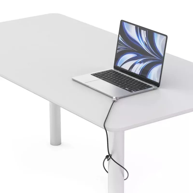 Compulocks Ledge for MacBook Air 13 inch M2 and M3 with Keyed Lock Sidabrinė