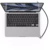 Compulocks Ledge for MacBook Air 13 inch M2 and M3 with Keyed Lock Sidabrinė
