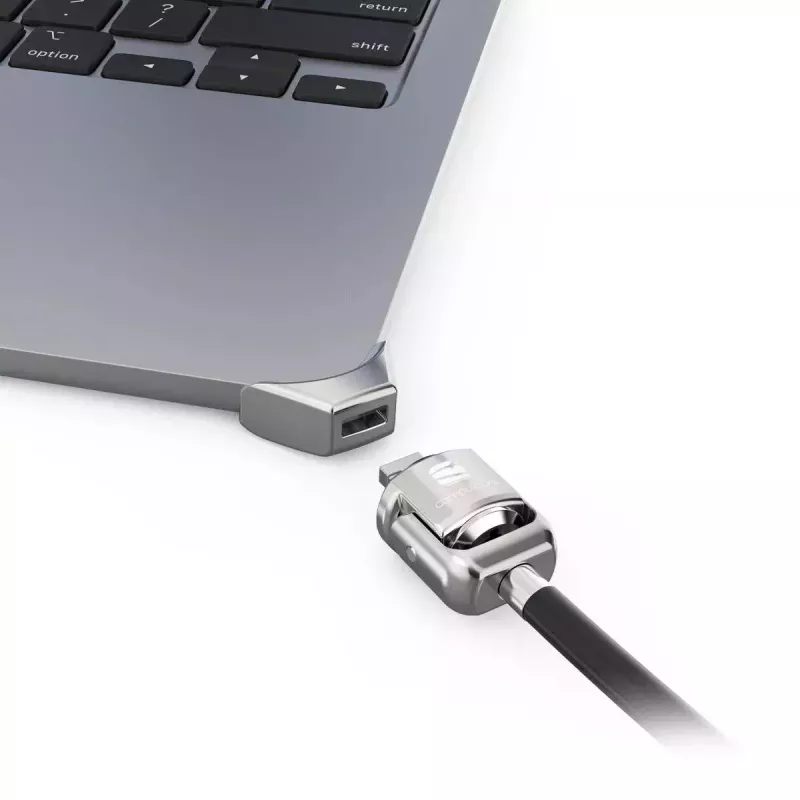 Compulocks Ledge for MacBook Air 13 inch M2 and M3 with Keyed Lock Sidabrinė