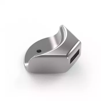 Compulocks Ledge adapter, skirtas MacBook Air 15 colių M2 M3, su raktiniu kabelio užraktu, sidabrinis
