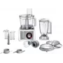 Virtuvės kombainas Bosch MC812S814, 1250 W, 3,9 l dubuo, nerūdijantis plienas / balta, kintamas greitis, sukamoji rankenėlė