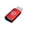 Microconnect MC-AAADAP-SC laido jungčių adapteris USB A raudonas