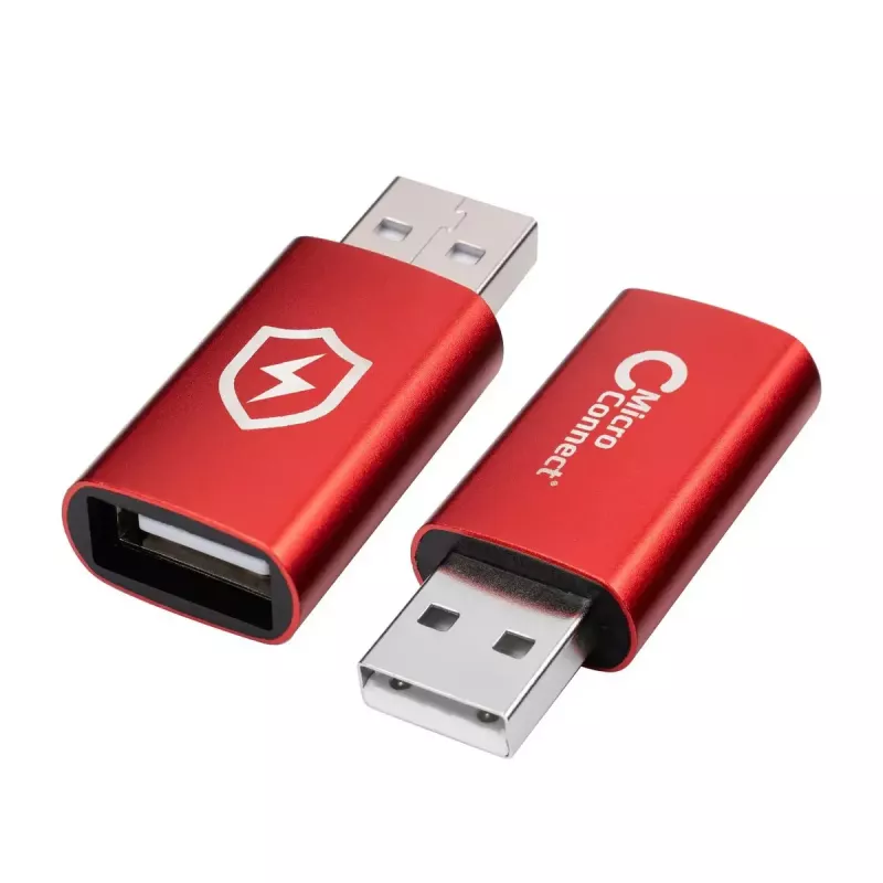 Microconnect MC-AAADAP-SC laido jungčių adapteris USB A raudonas