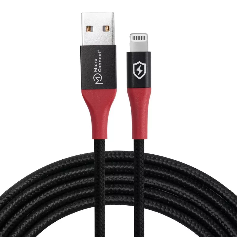 Microconnect MC-ALIGHTNING-SC Lightning laidas 1,5 m Juodas